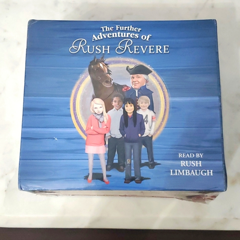 New The Further Adventures of Rush Revere Audio Books NWT